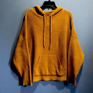 Womens XL Aerie oversized knit hoodie.